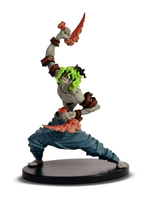 Demon Slayer Gyutaro figur - Säljer en detaljerad samlarfigur av Gyutaro från Demon Slayer, tillverkad av Bandai.