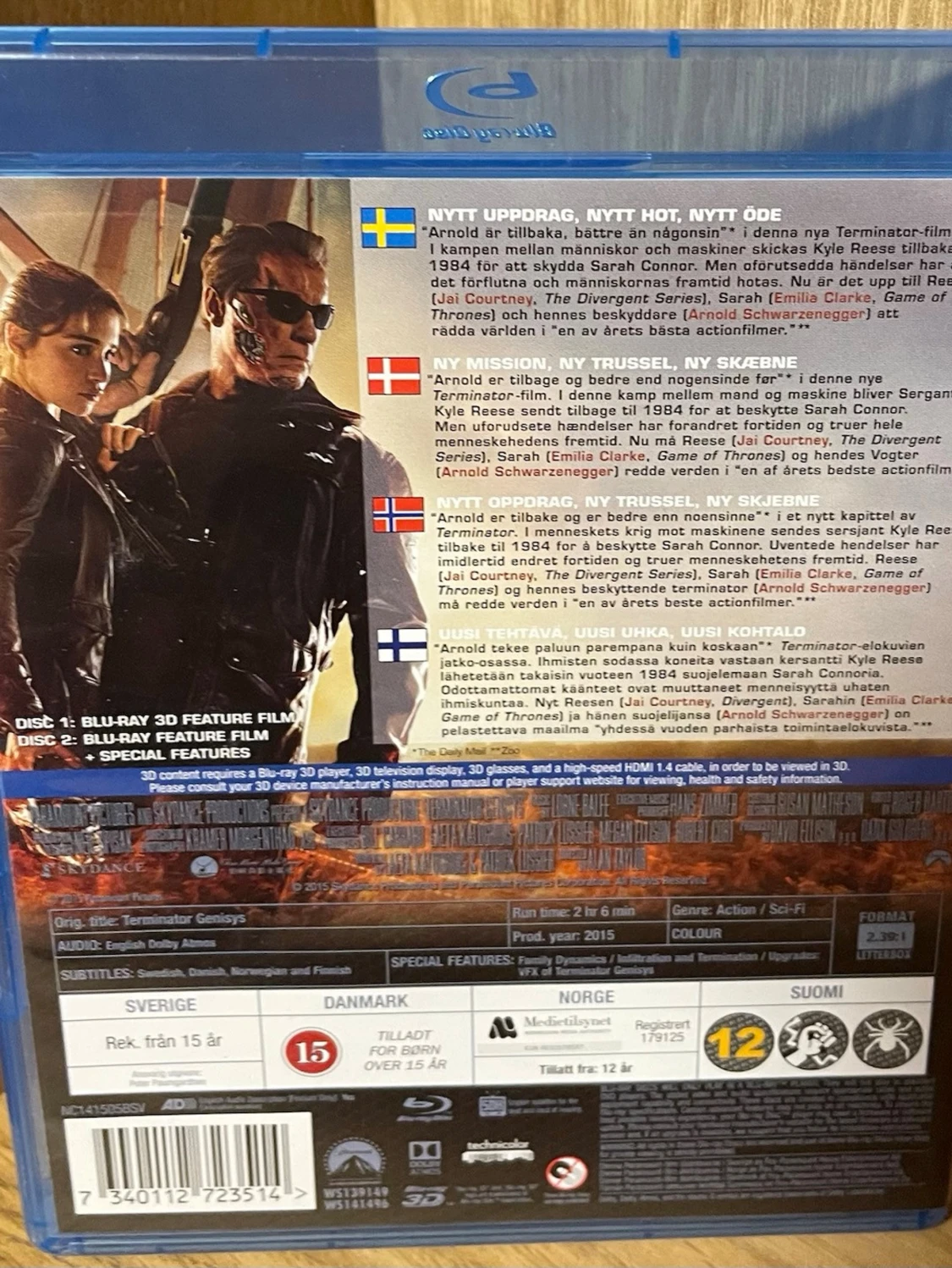Terminator Genisys 3D Blu-ray - 1