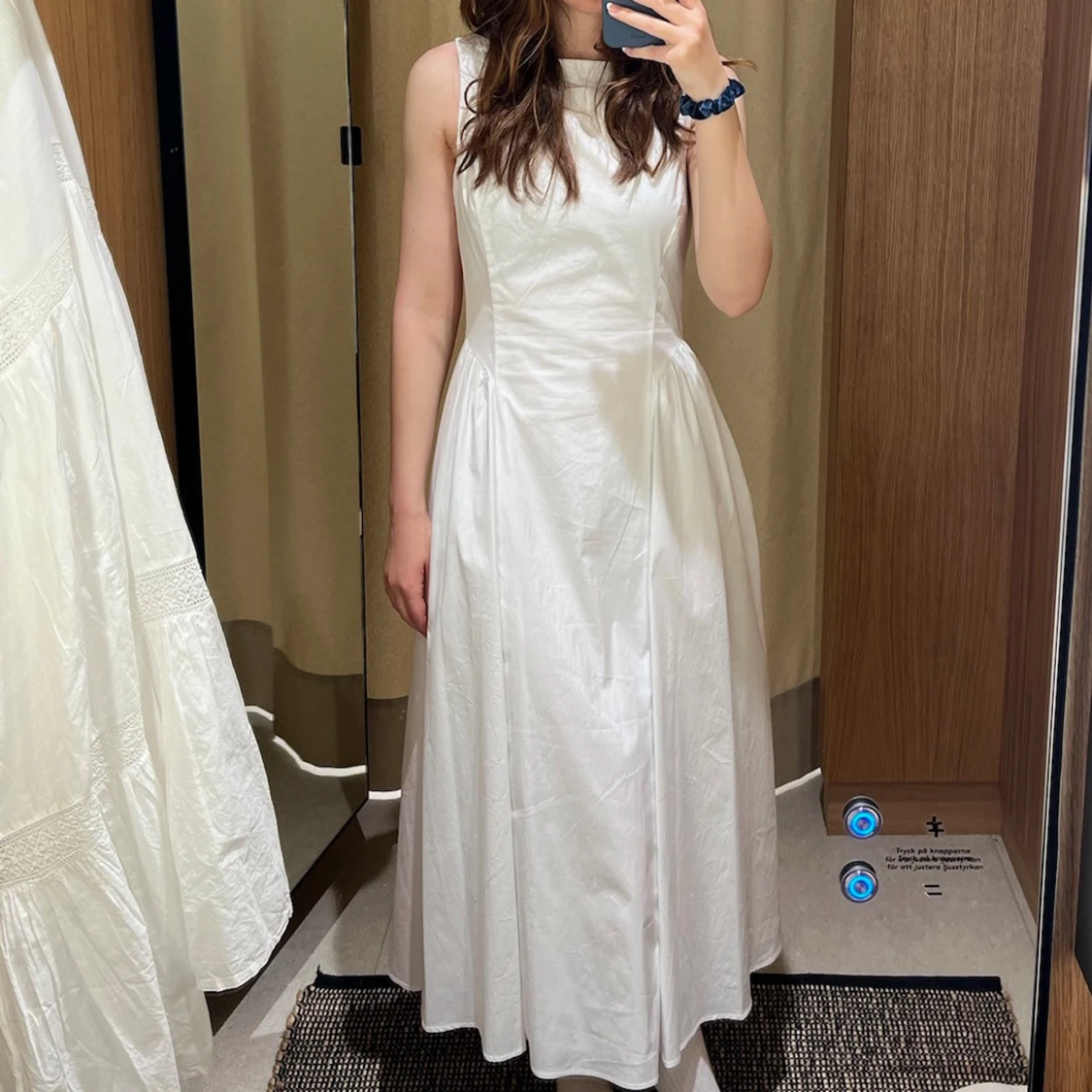 Vit långklänning/studentklänning