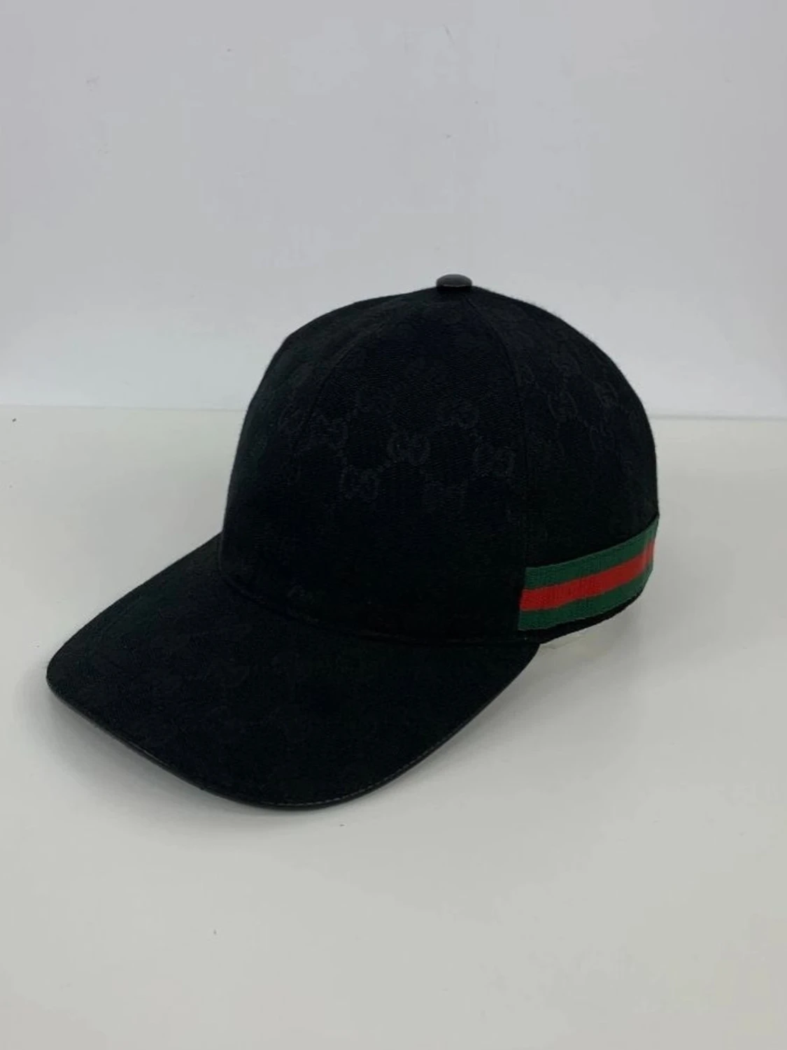 Svart keps från Gucci med GG-mönster - 5