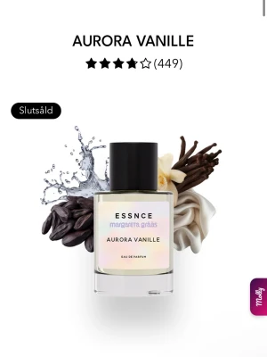 Aurora Vanille parfym från Essnce - Limited edition Aurora Vanille Eau de Parfum från Essnce x Margareta Grääs. Helt ny, bara testad en gång. Luktar vanilj och havsbris. Går inte att köpa längre hos essnce. 