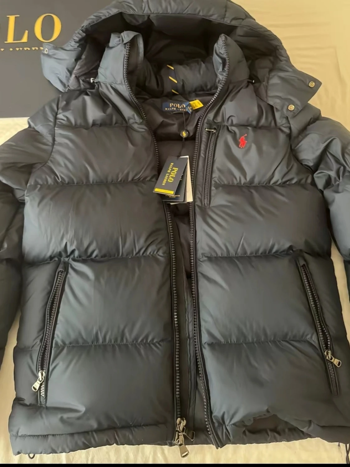 Svart dunjacka från Polo Ralph Lauren