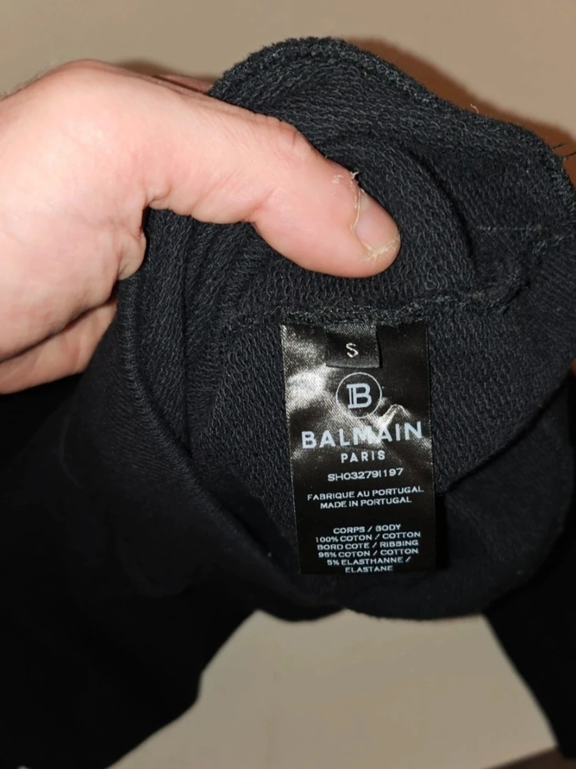 Svart sweatshirt från Balmain Paris - 4