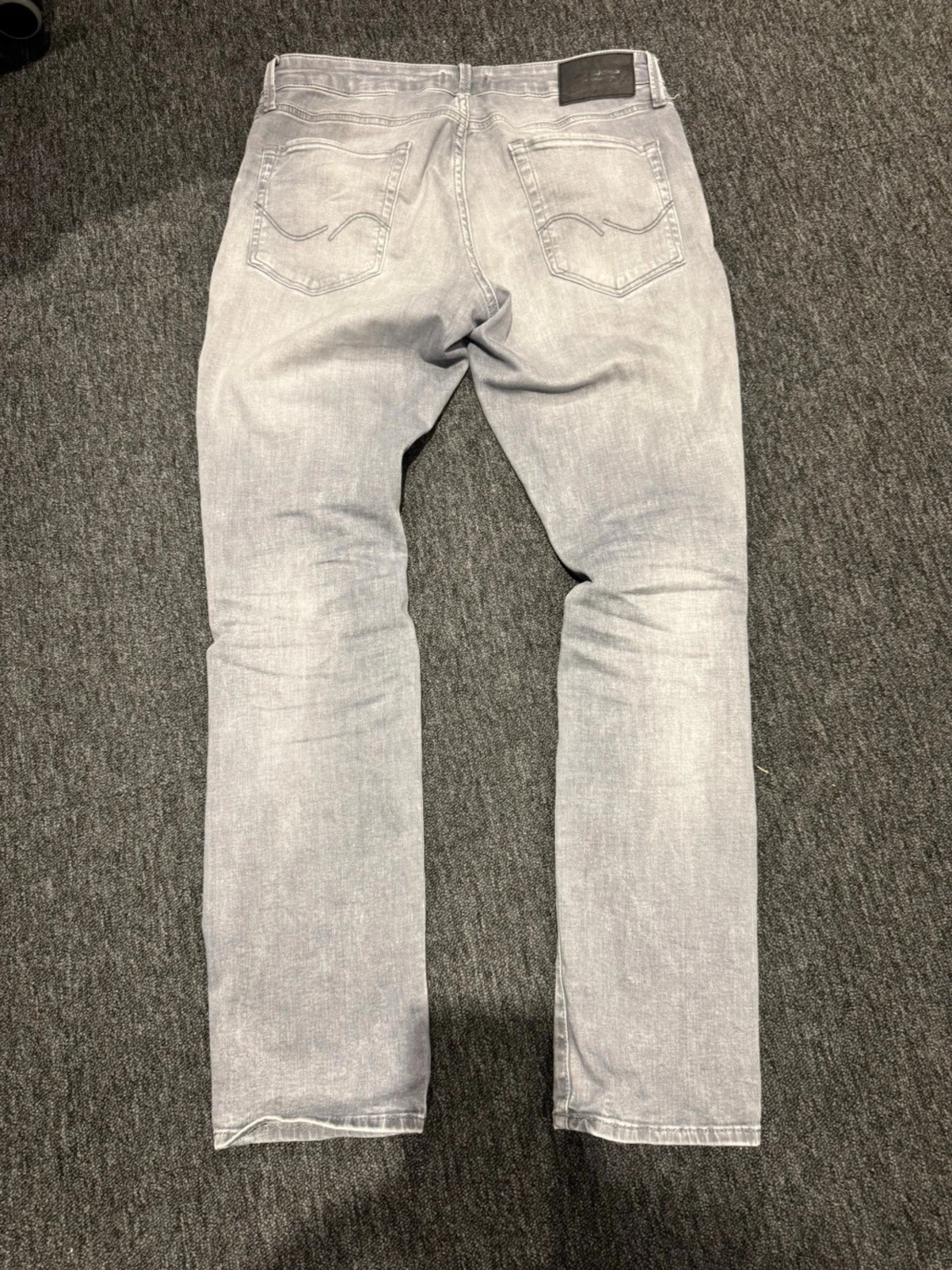 Ljusblå raka jeans från Jack & Jones  - 1