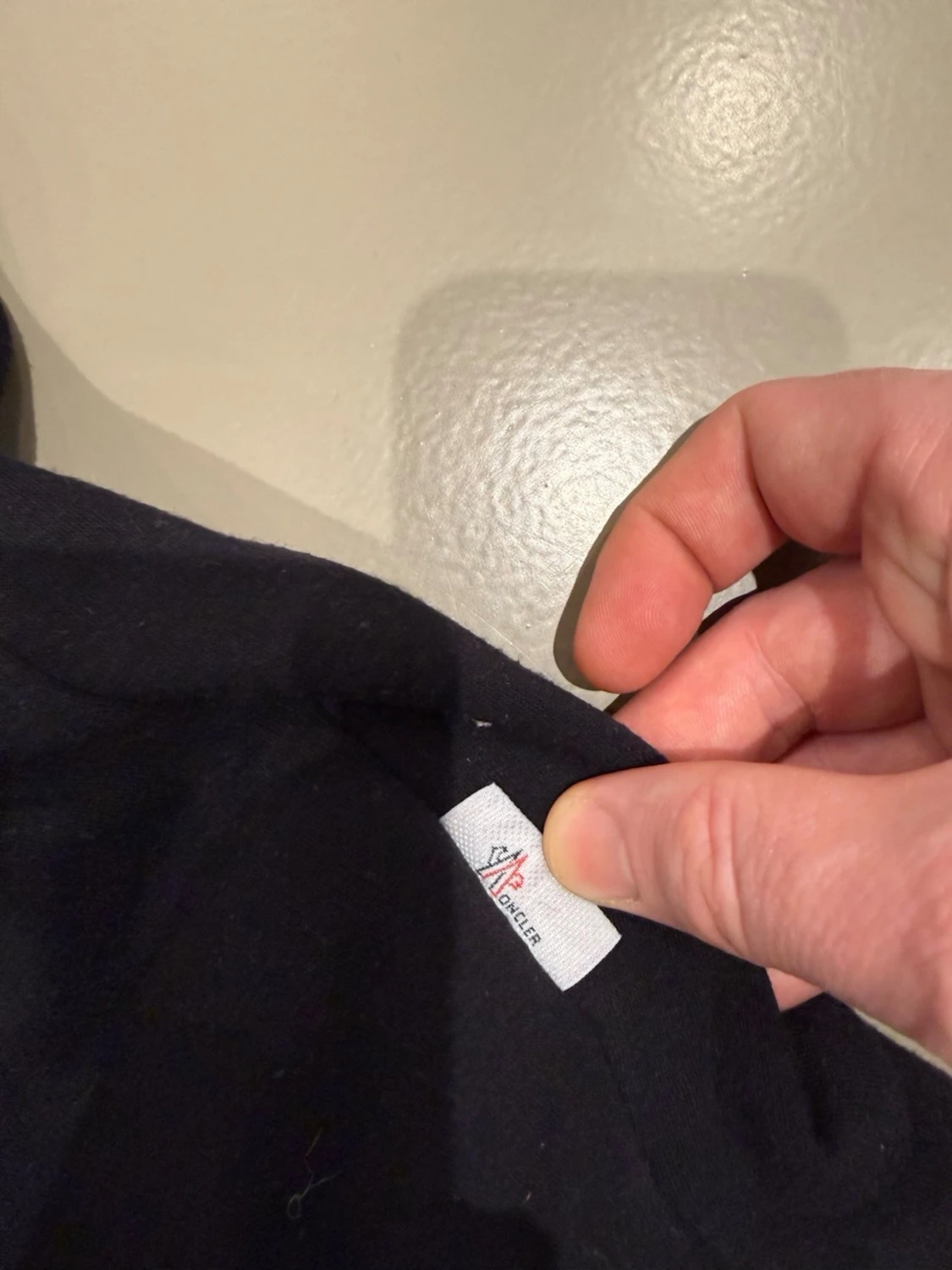 Svart Moncler hoodie med logga - 4