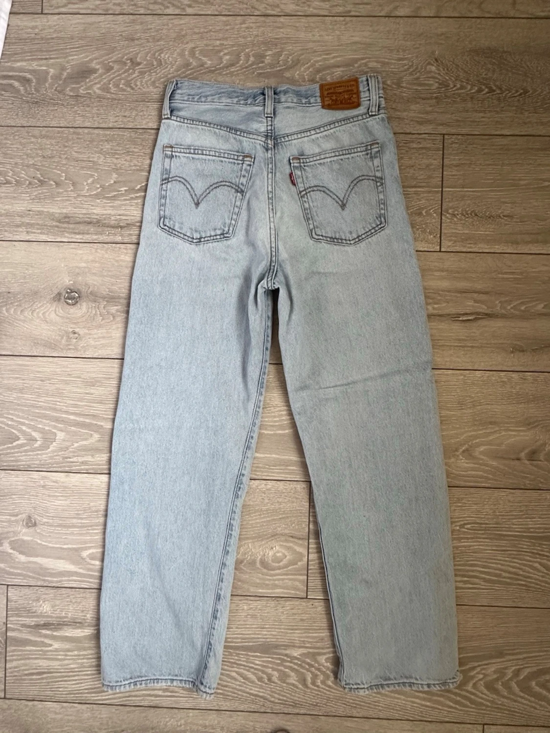 Levi's ljusblå raka jeans - 1