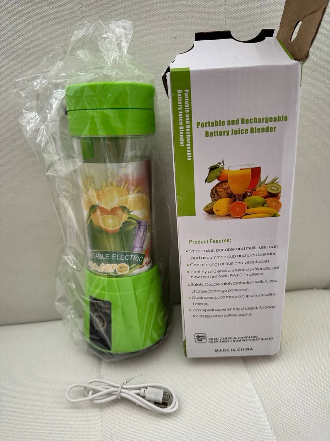 Grön portabel juiceblender - 1
