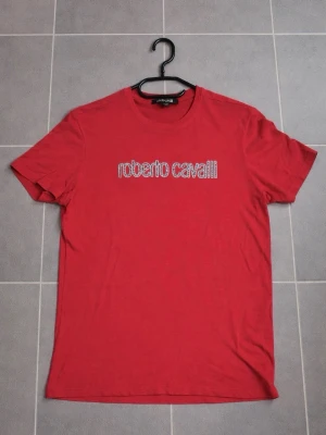 Roberto Cavalli tshirt - Elegant Roberto Cavalli T-shirt för män till salu. Mycket bra skick, inga skador, Storlek M. Hör av dig vid intresse/frågor. PRIS KAN DISKUTERAS!