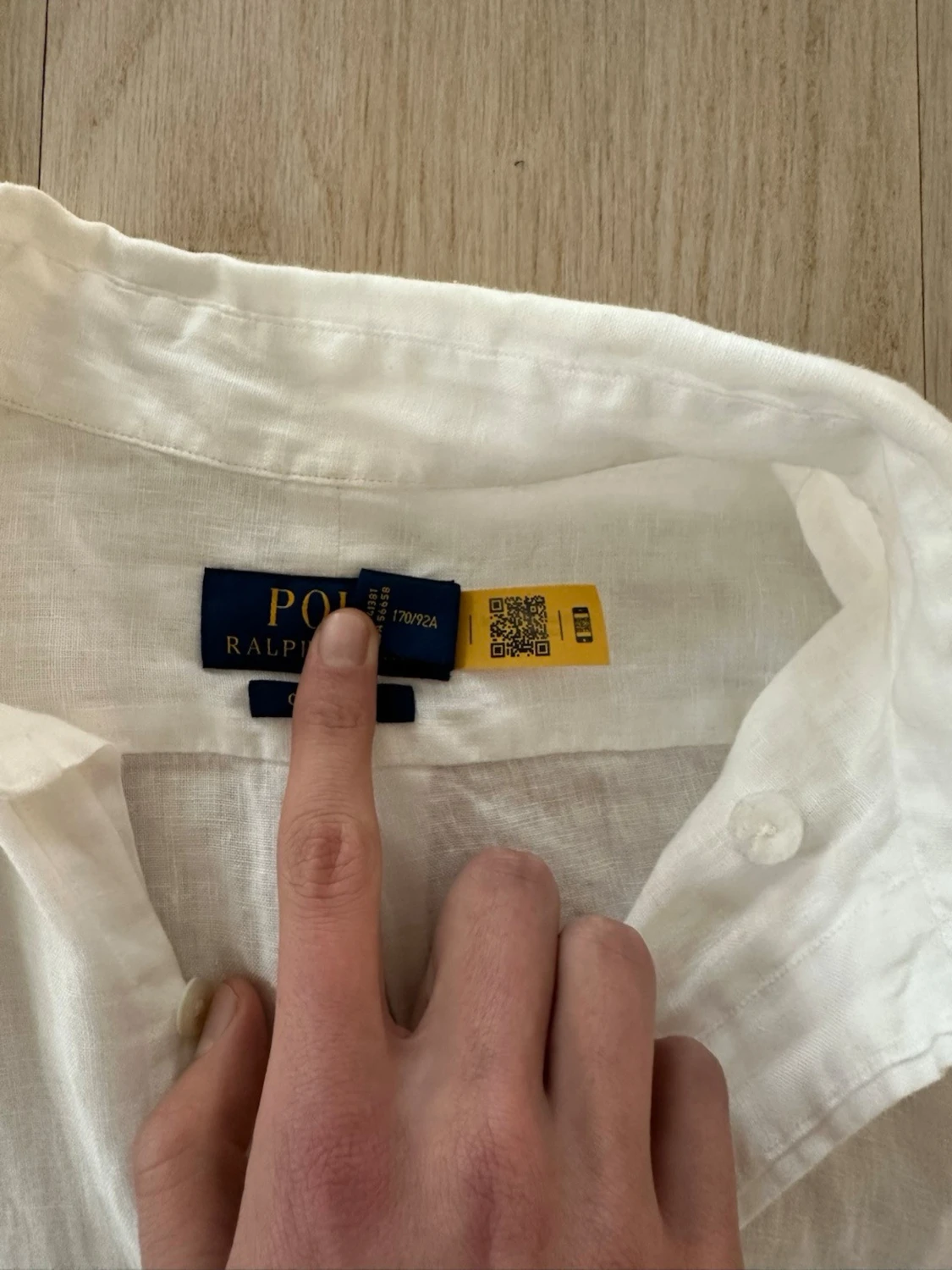 Vit linneskjorta från Polo Ralph Lauren - 3