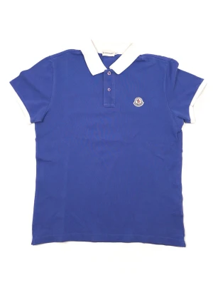 Moncler Polo Shirt Royal Blue - •The Polo has been gently used and is in very good condition • Size: M (Fits XS/S) •Color: Royal Blue • Retail price: 3600Sek •Pit to Pit 48cm Length: 62cm