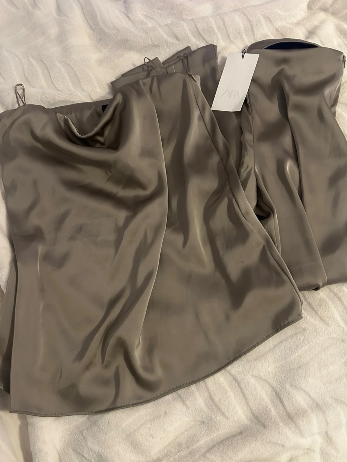 Satin topp Zara