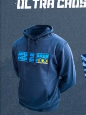 Sofialäkarn Huddie  - Säljer en mörkblå hoodie från Sofia läktaren. Kontakta vid frågor