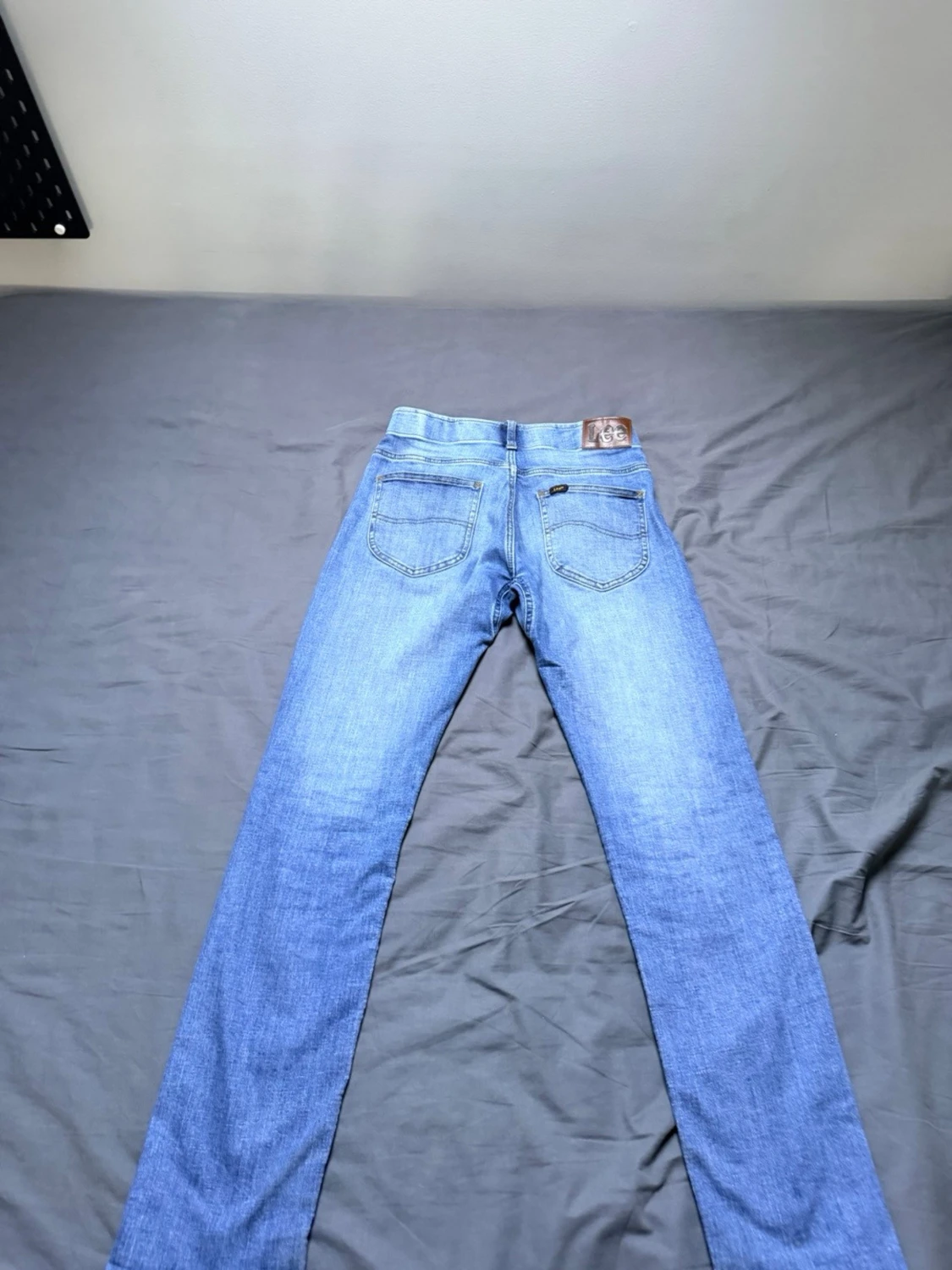 Blå raka jeans från Lee - 1