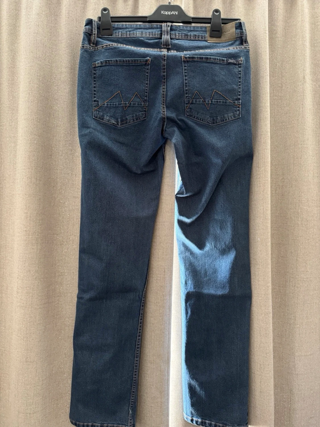 Mörkblå raka jeans Blend - 1