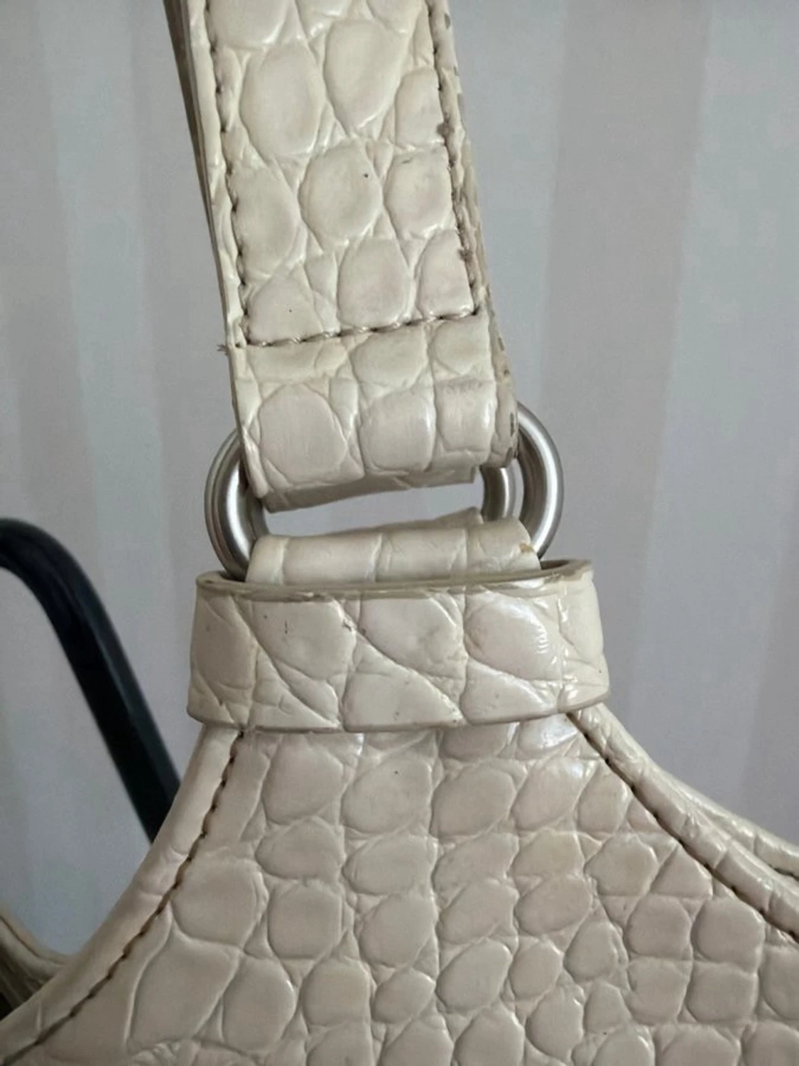 Beige croco handväska från Betty Barclay  - 3