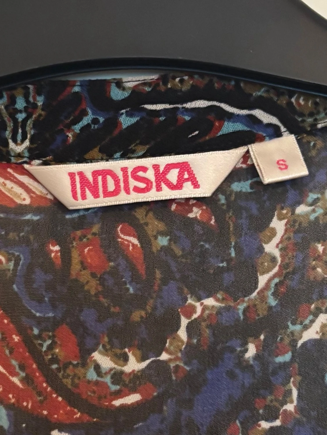 Mönstrad långklänning från Indiska  - 2