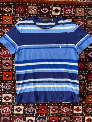 Unik Ralph Lauren T-Shirt - Säljer en otroligt snygg och unik T-shirt från Ralph Laurent. Designern är gammal och nerlagd! Storleken är M och sitter perfekt! Hör av dig vid frågor om tröjan osv!