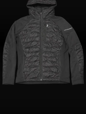 peak performance hybrid jacka - den är i fint skick förutom två hål i jackan o drag kedjan för fickan vid bröstet är sönder.