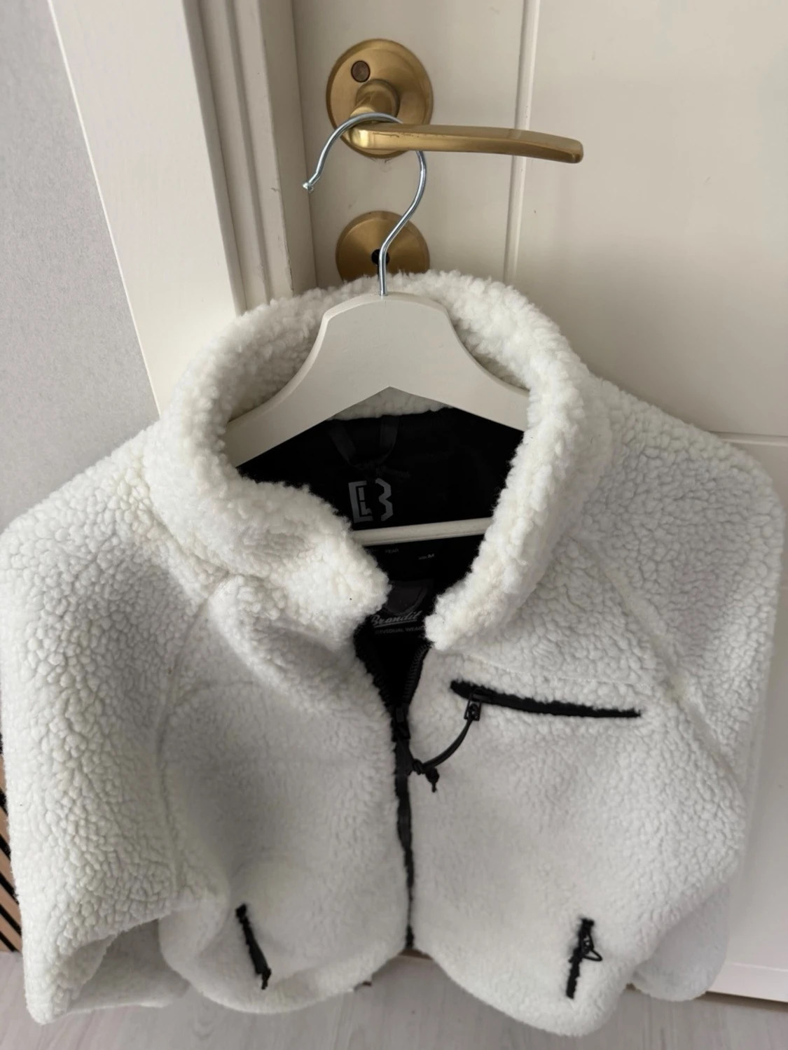 Vit teddyjacka - 1