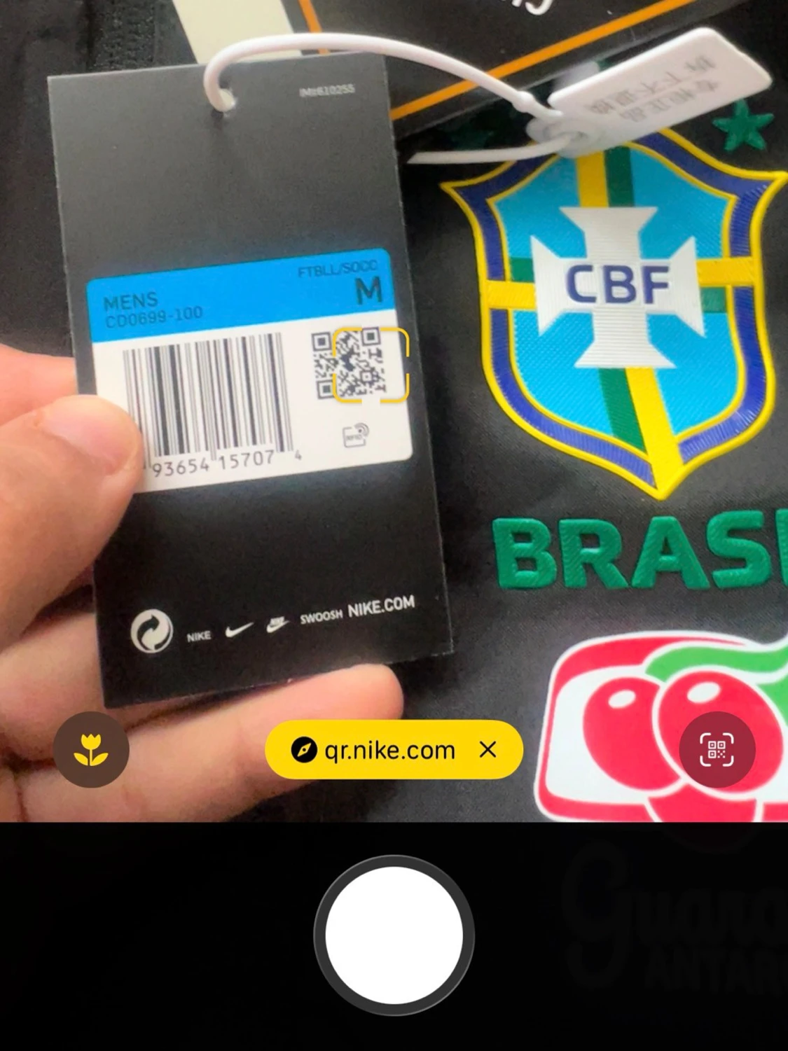 Svart Brasil Nike vindjacka med luva - 3