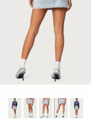 jeanskjol - Ljusblå jeanskjol som är low waist och perfekt längd! Så fin till sommaren!