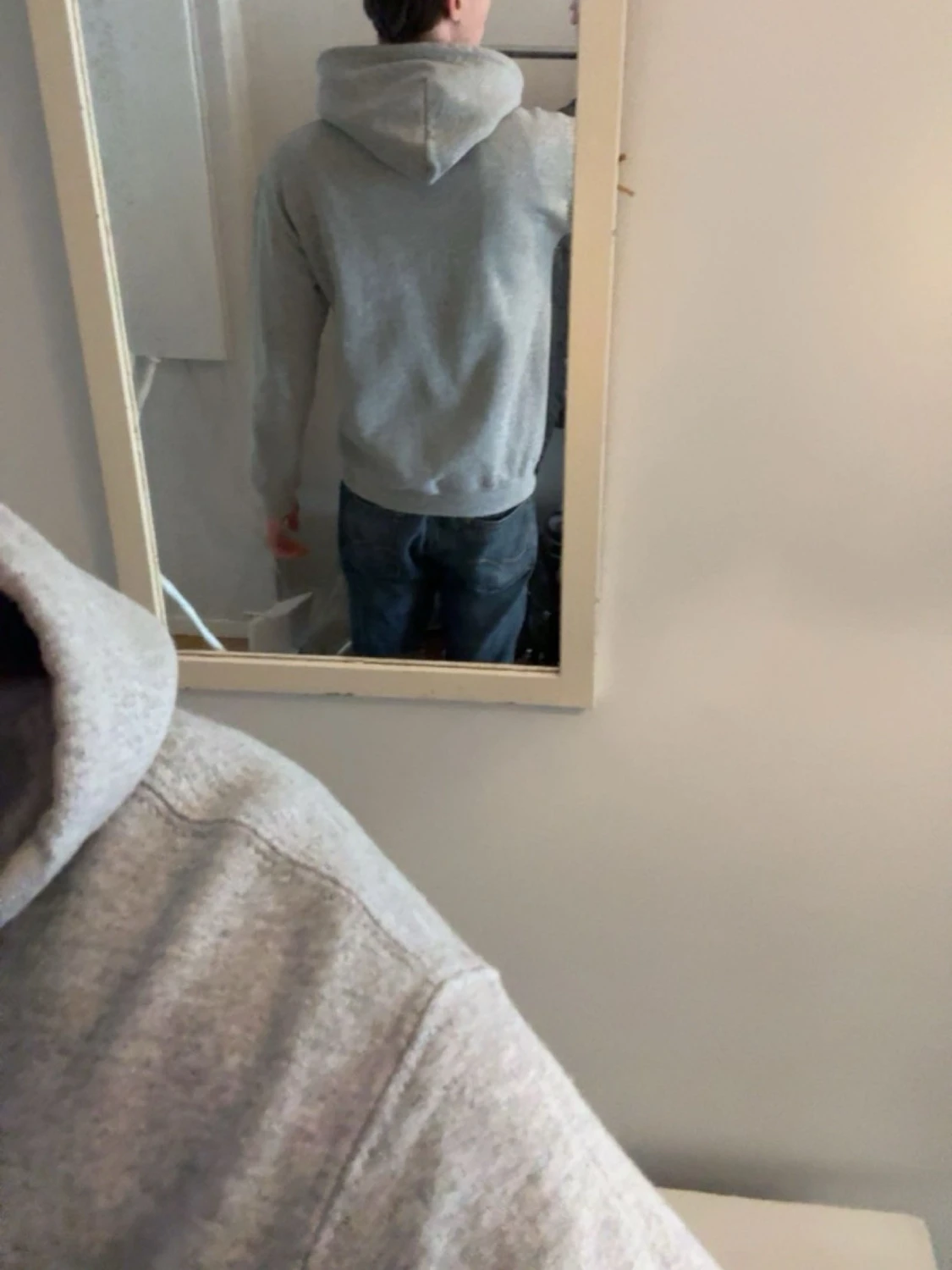 Grå hoodie från concrete inc - 2