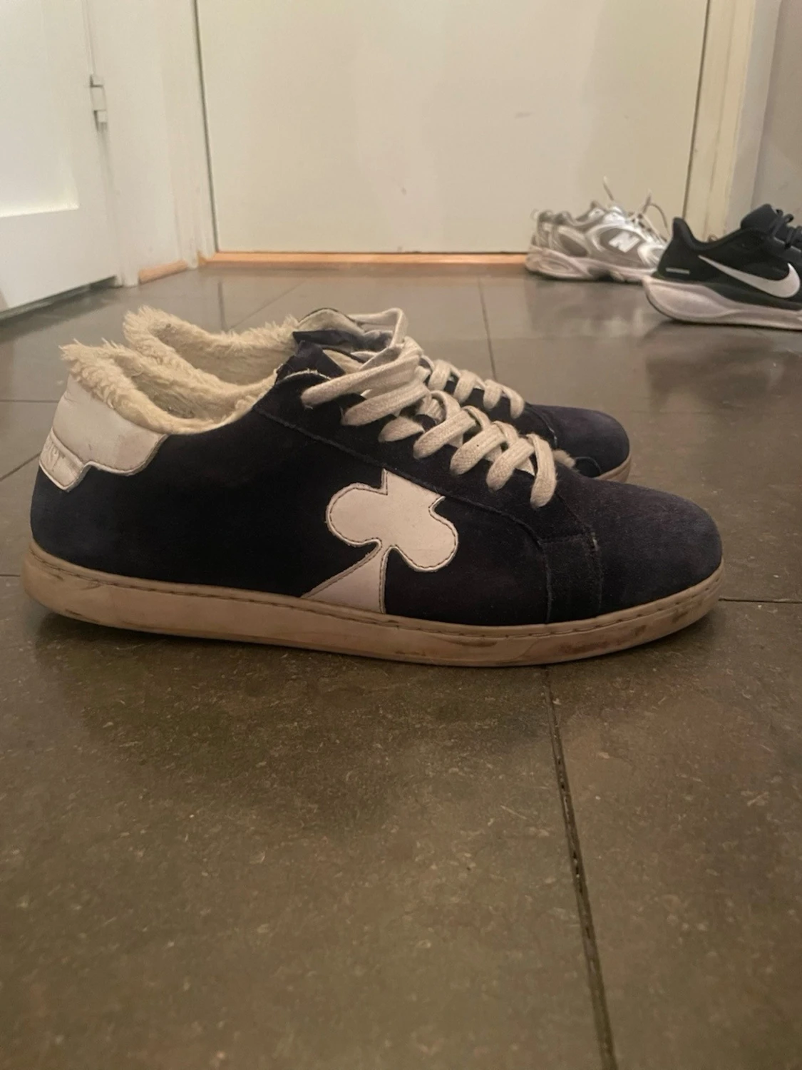 Marinblå the gallerist skor - 4