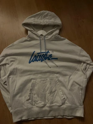 Lacoste loose unisex hoodie - Lacoste unisex loose fit hoodie storlek XL