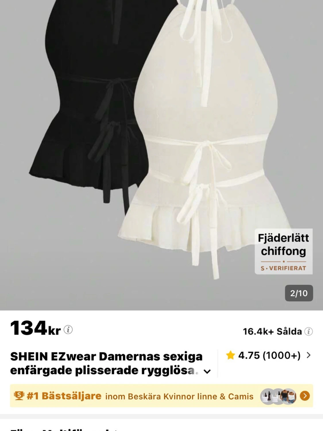 Två fina toppar shein - 1