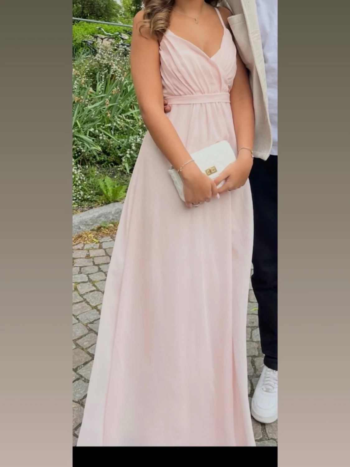 Ljusrosa balklänning