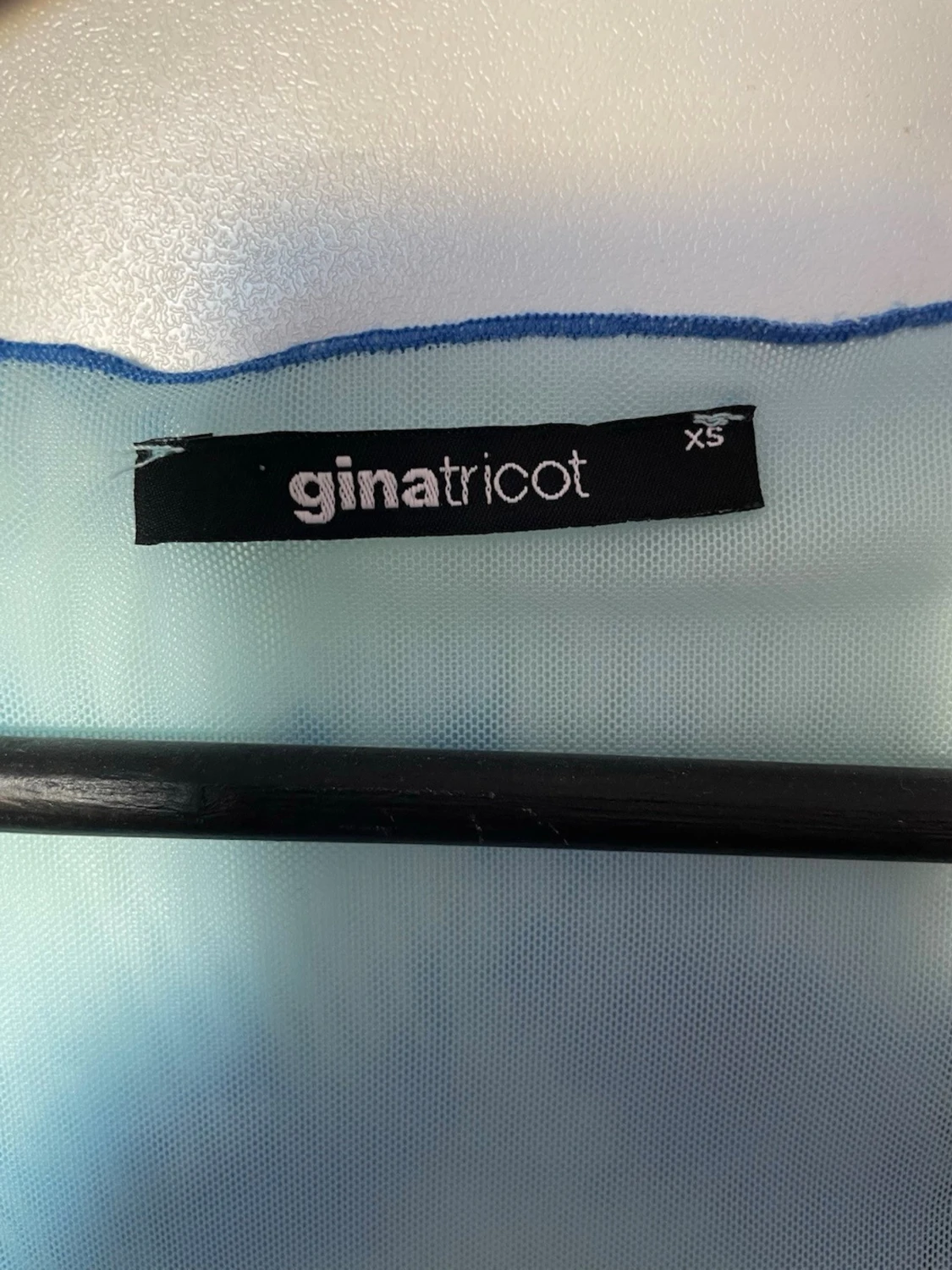 Blå långärmad topp - 4