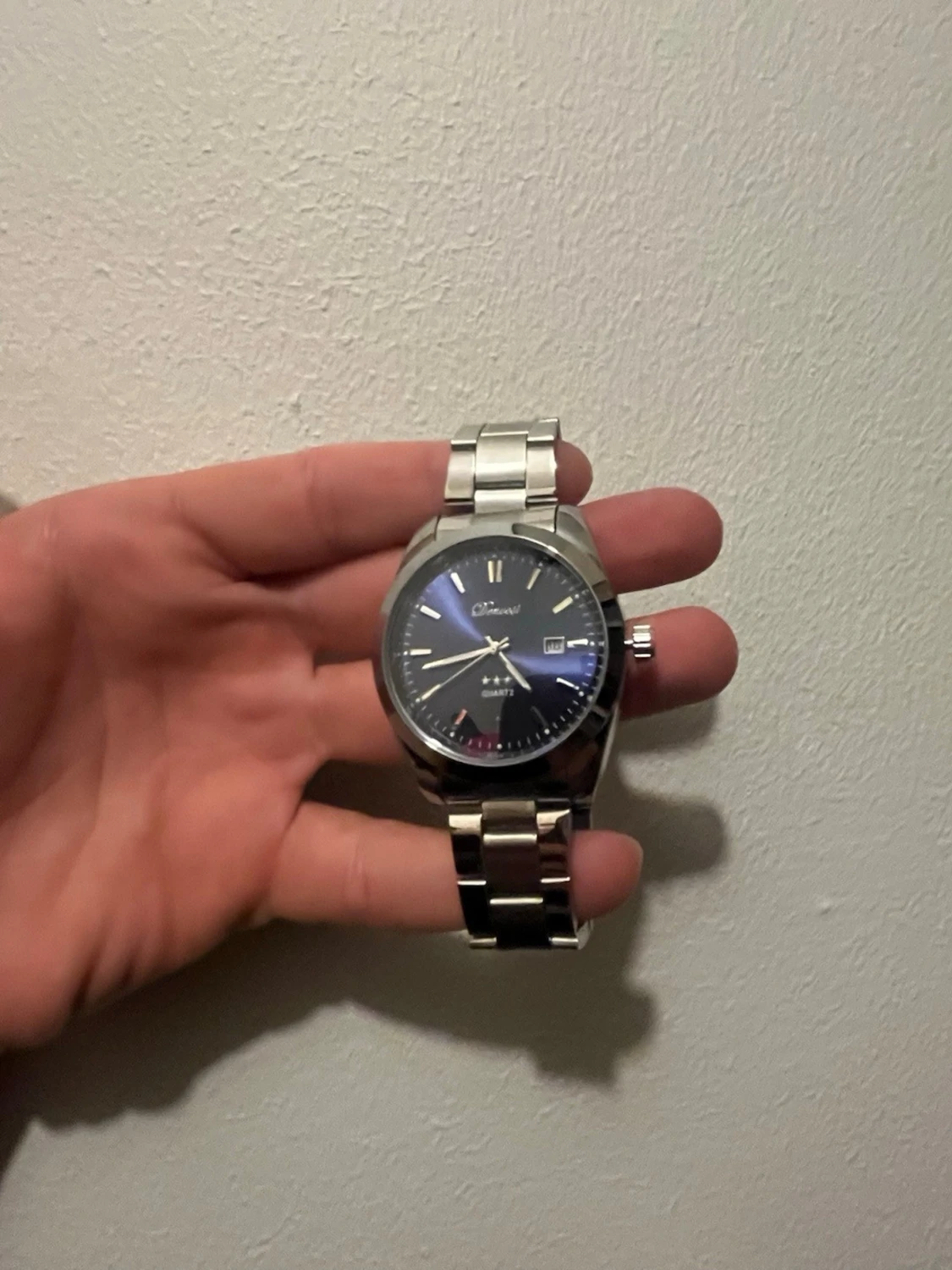 Klassisk silverfärgad klocka+plus verktygs armband  - 1