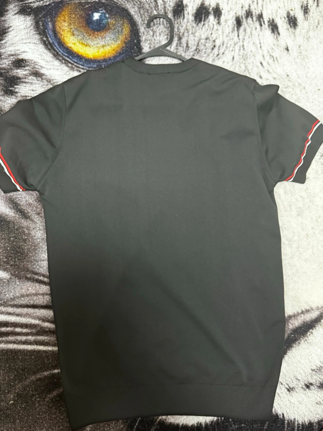 Svart Moncler t-shirt med tryck - 1