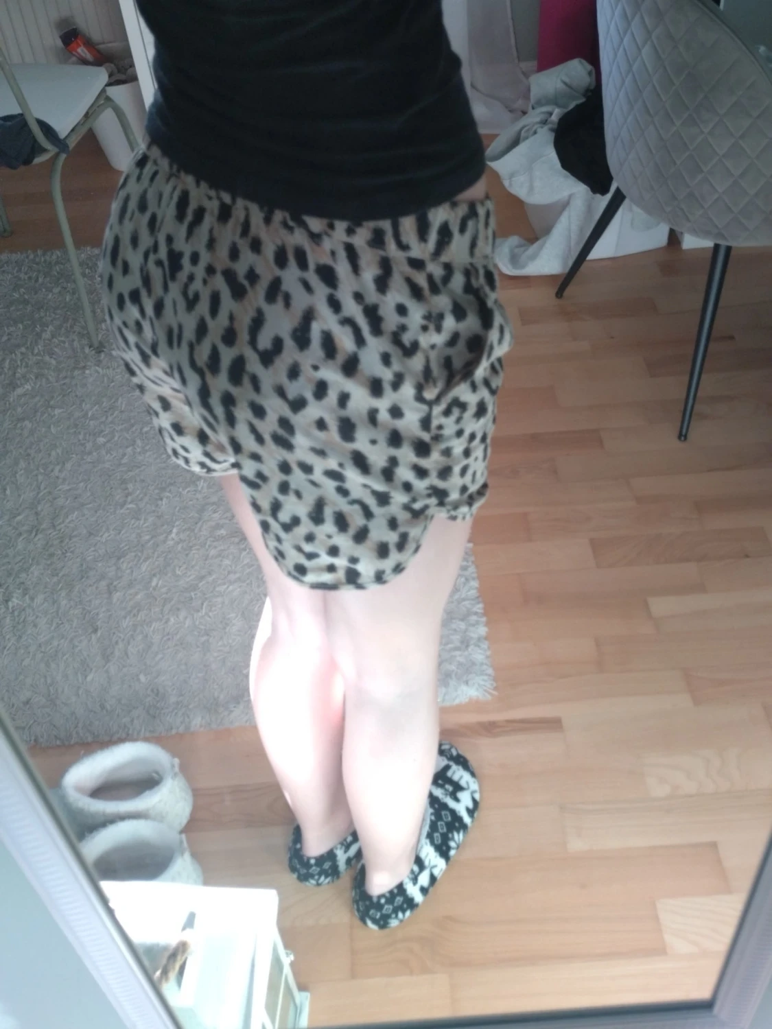 Leopardmönstrade shorts  - 2