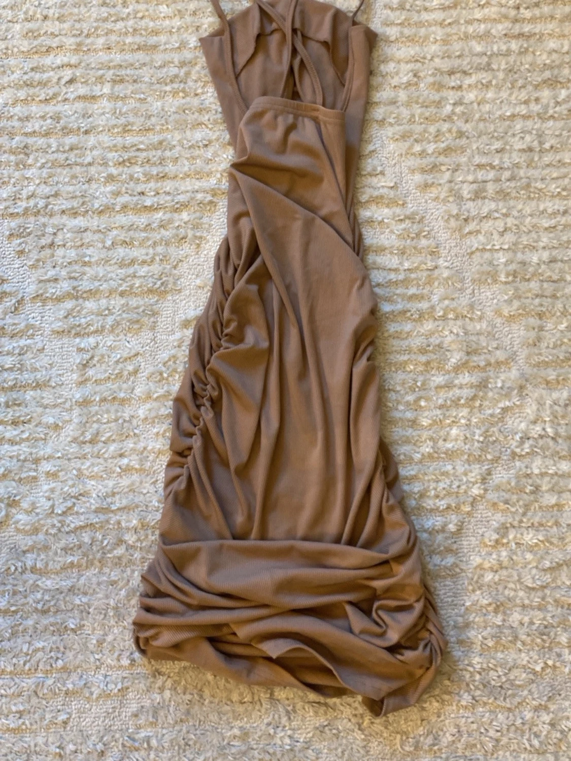 Scrunched up klänning - 1