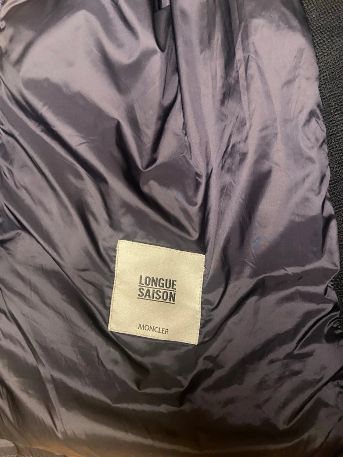 Mörkblå pufferjacka från Moncler - 5