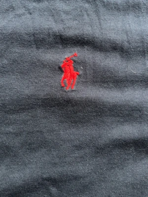Mörkblå t-shirt från Polo Ralph Lauren - Klassisk mörkblå t-shirt från Polo Ralph Lauren med den ikoniska röda broderade loggan på bröstet. Tillverkad i mjuk bomull för en skön känsla och perfekt passform. Enkel och stilren design som funkar till allt.