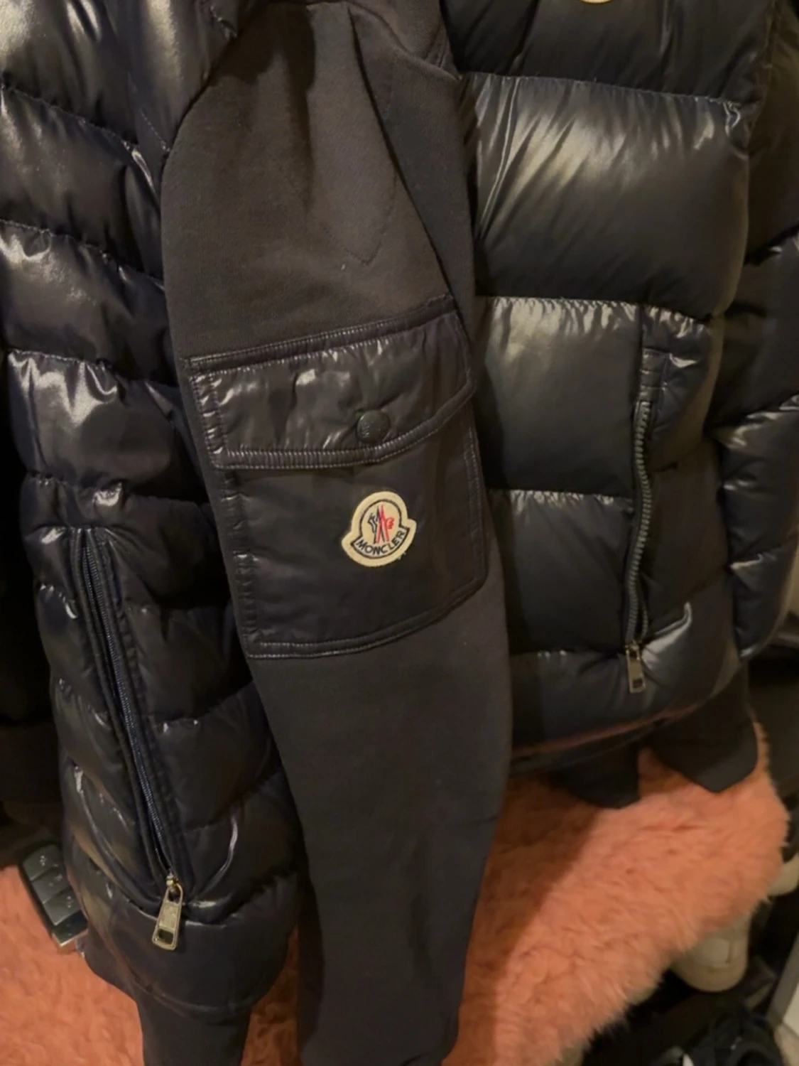 Svart cardigan från Moncler