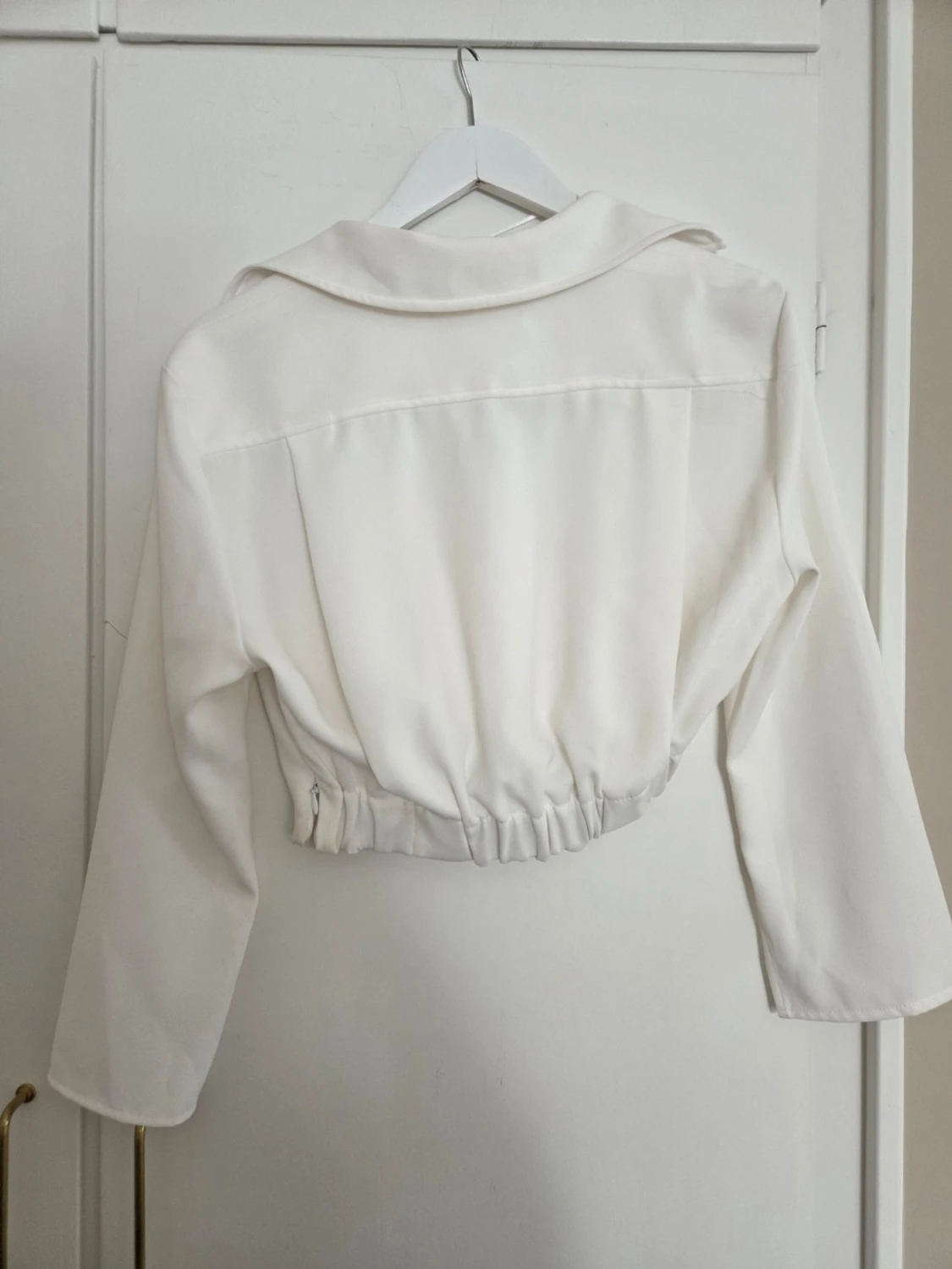 Vit omlottblus från Zara - 5