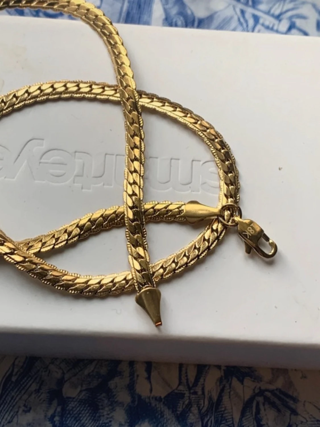 Guldpläterat halsband från Luce  - 2