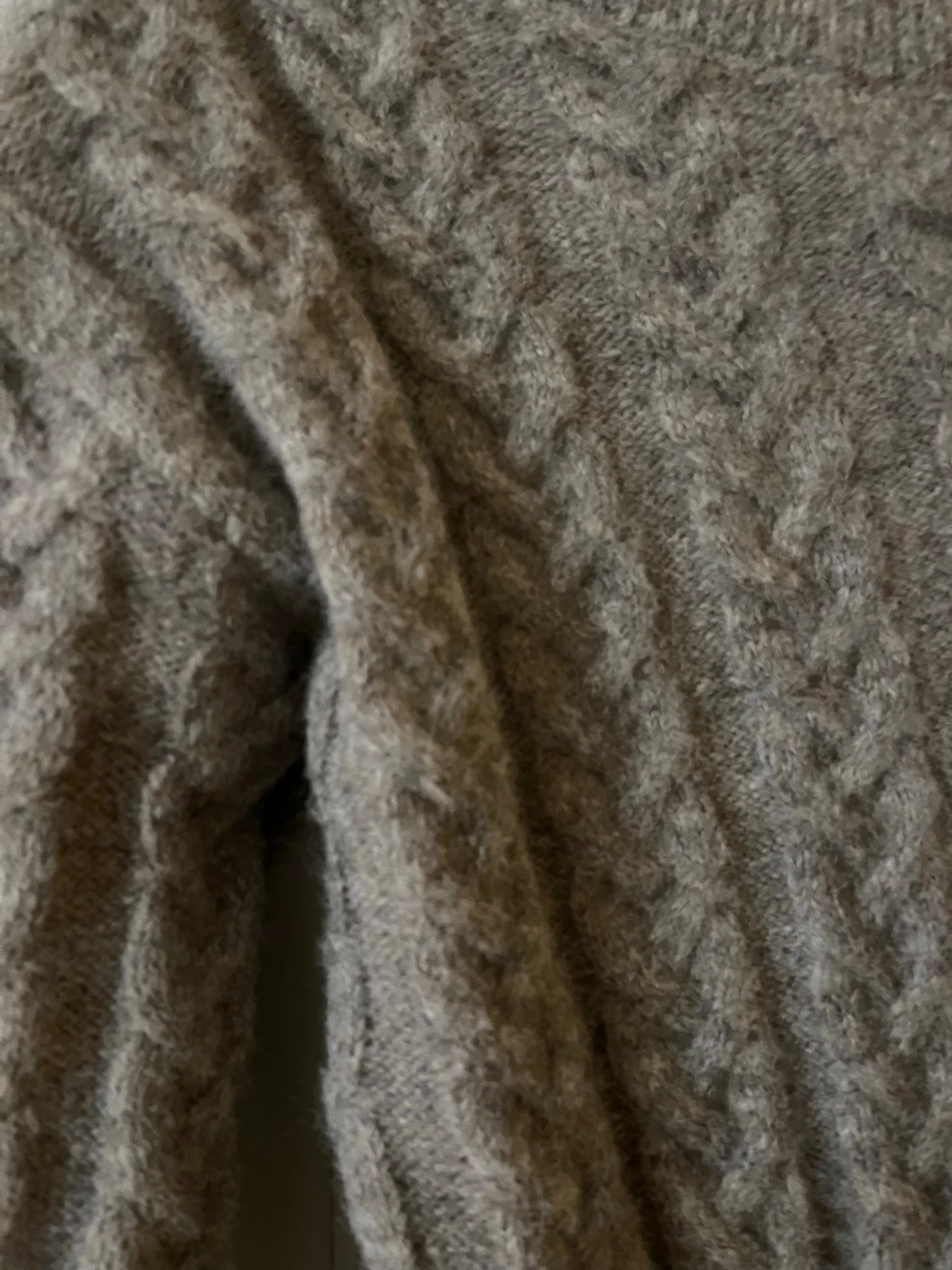 Beige stickad långklänning Adoore - 3