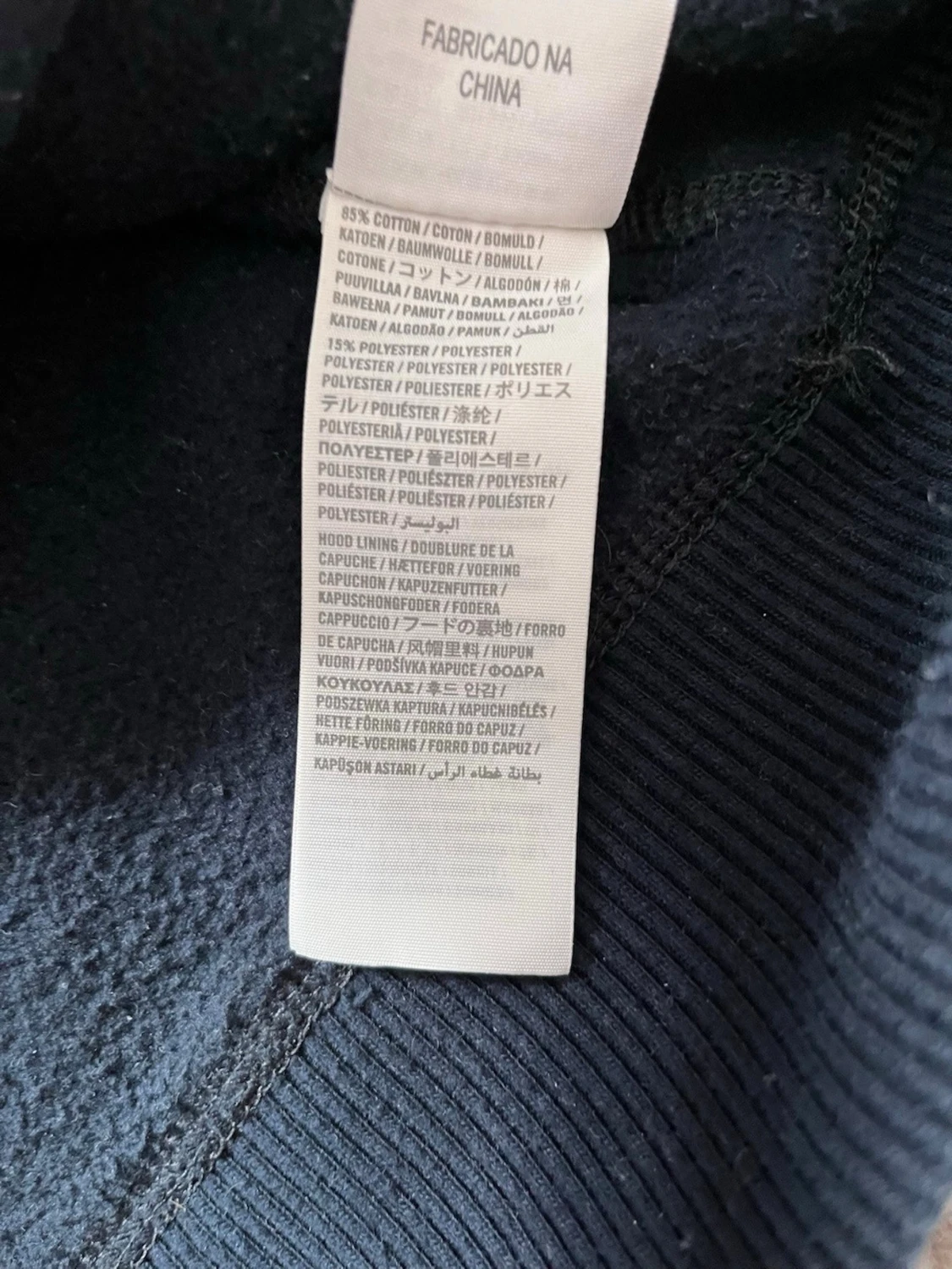 Mörkblå hoodie från Abercrombie & Fitch - 4