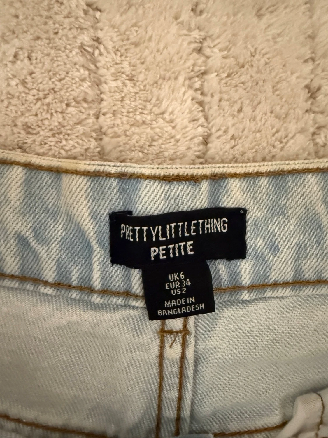 Ljusblå mom jeans PrettyLittleThing - 1