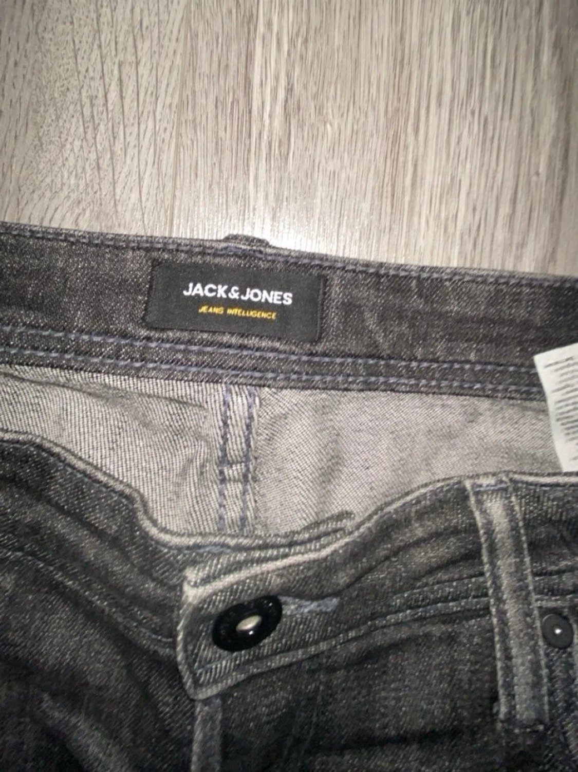 Svarta slitna jeans med raka ben - 2