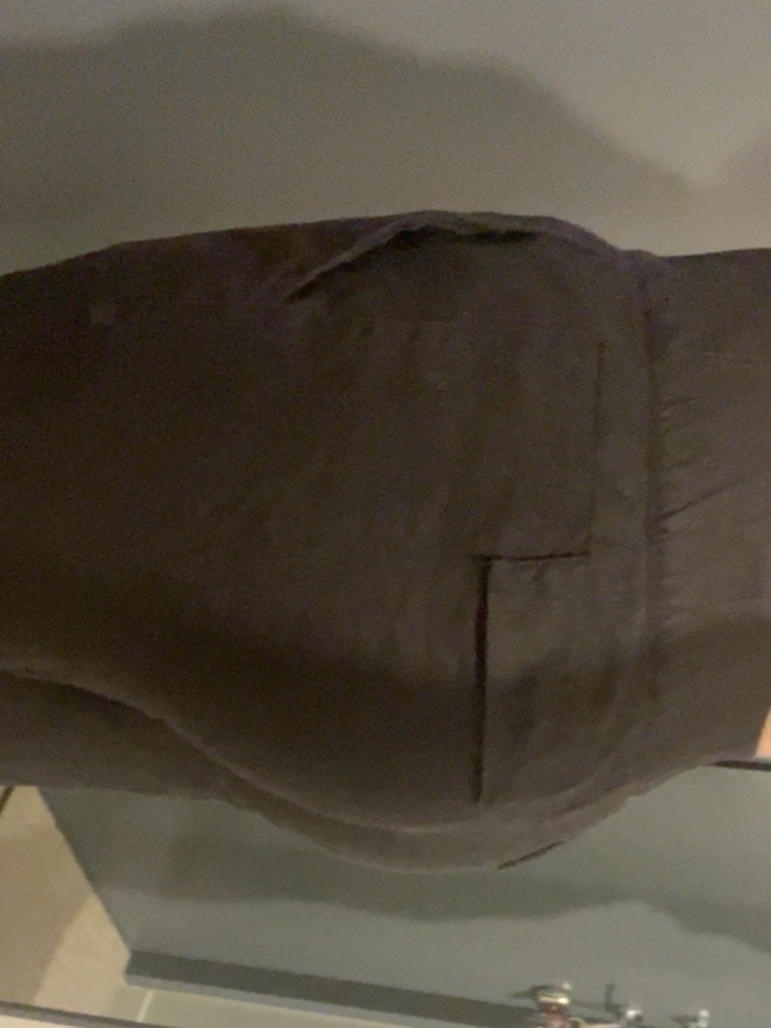 Svarta vida byxor med fickor - 3