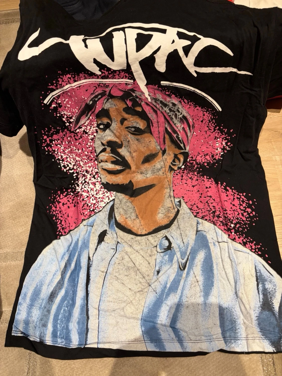 Svart Tupac t-shirt från D&G - 1