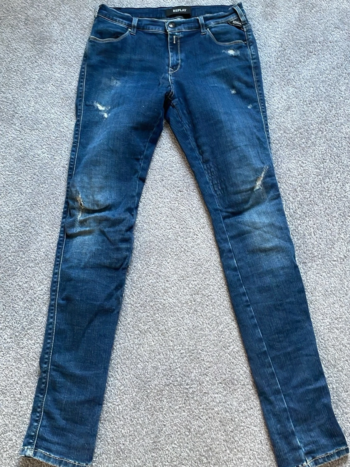 Blå skinny jeans från Replay