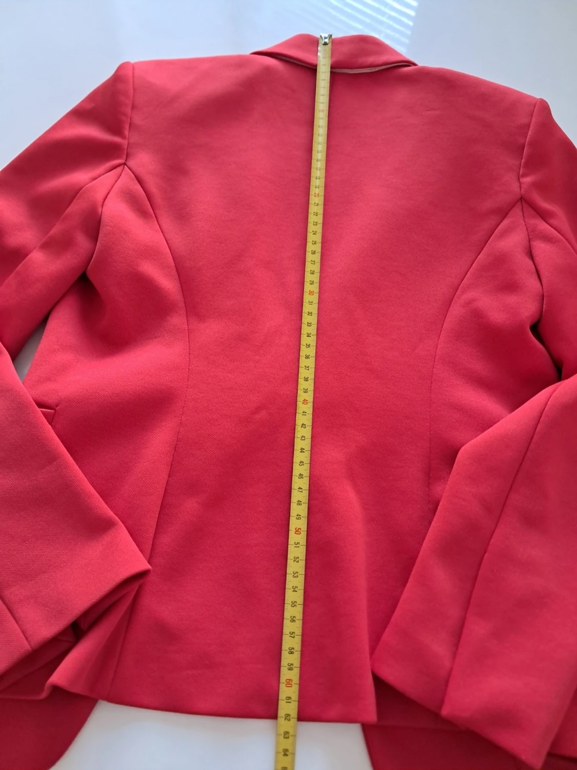 Röd kavaj med enkelknäppning - 4