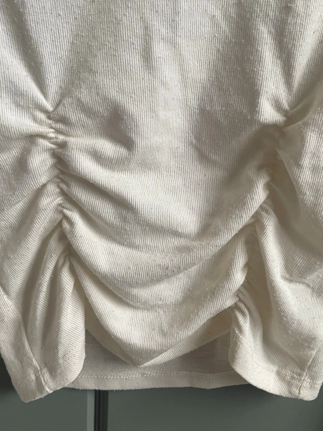 Ljusbeige långärmad polotopp - 3