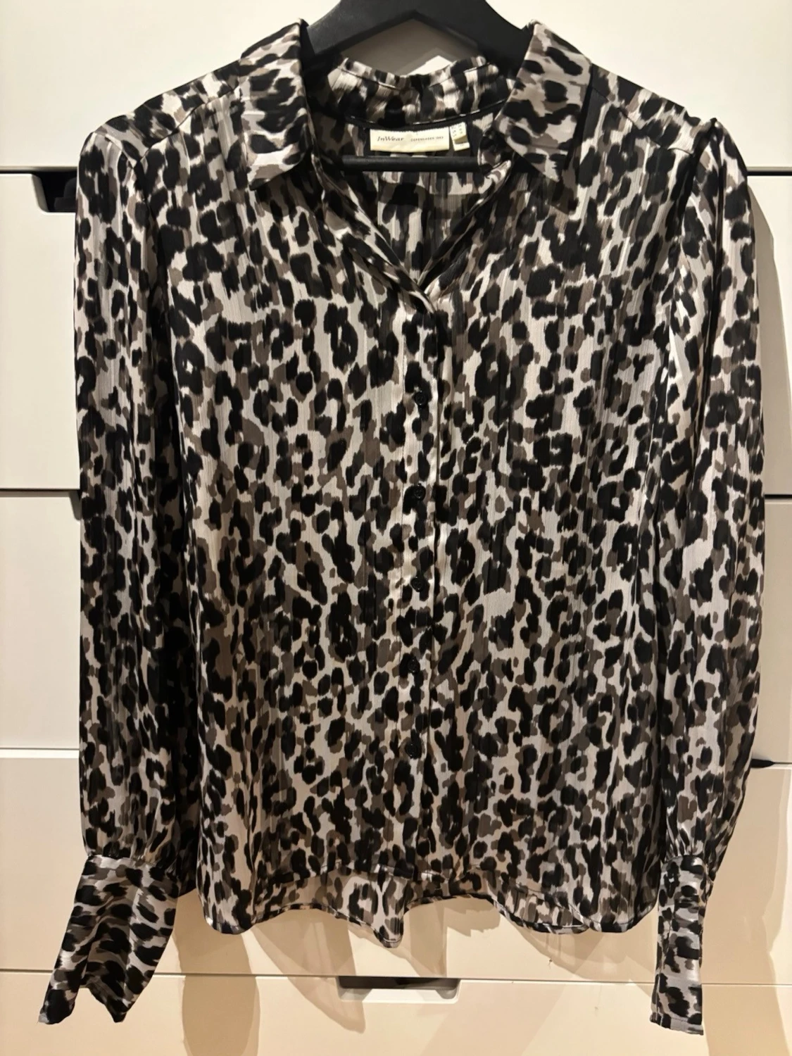 Leopardmönstrad blus från InWear